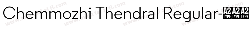 Chemmozhi Thendral Regular字体转换